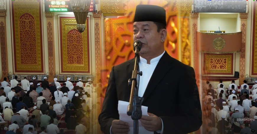 681 Titik Salat Id di Rokan Hulu, Ribuan Jamaah Pusatkan Ibadah di Islamic Center
