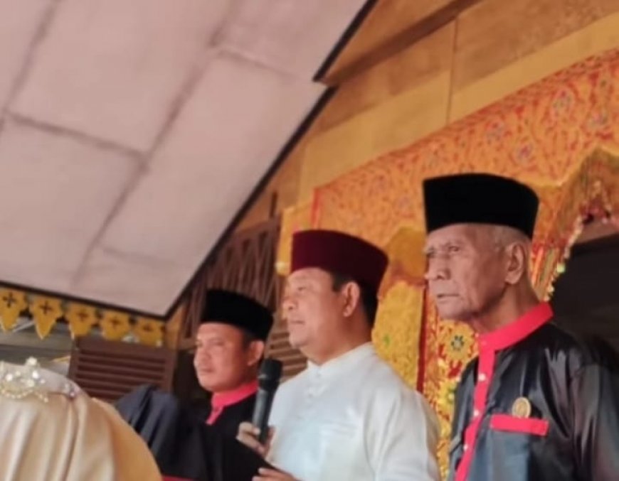 Halalbihalal Luhak Kepenuhan Dihadiri 400 Warga, Tradisi Tunggul Adat Jadi Puncak Acara