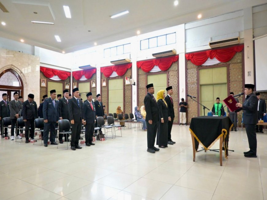 26 Pejabat Kampar Dilantik, Disiplin Kerja Sangat Ditekankan