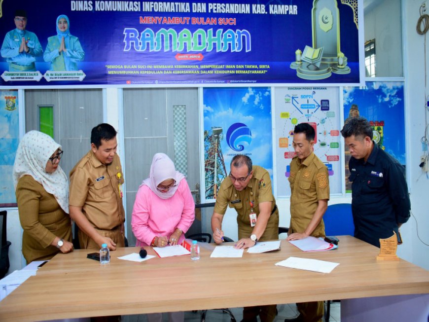 Diskominfo Kampar Resmi Gandeng 182 Media