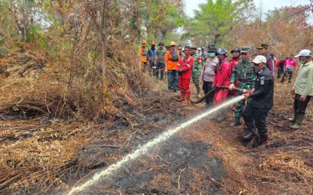 Patroli Udara dan Kanalisasi Jadi Strategi Utama Tekan Karhutla di Pelalawan