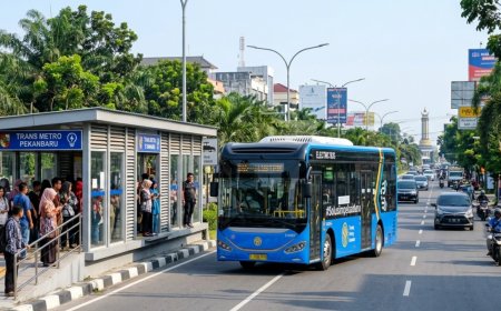 Pekanbaru Uji Coba Bus Listrik, Skema Pengelolaan TMP Bakal Dirombak ala Kota Metropolitan