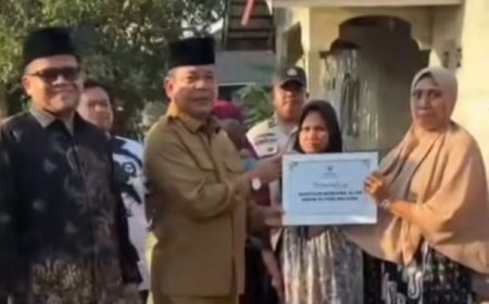 20 Rumah Rusak Diterjang Puting Beliung di Rohul, Wabup Salurkan Bantuan dan Pastikan Penanganan