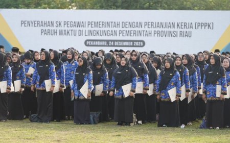 Pemprov Riau Larang PHK PPPK, Plt Gubri Siapkan Surat Edaran ke Daerah