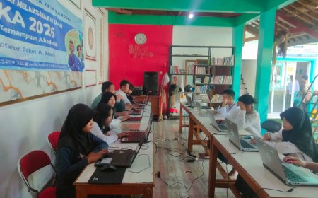 Pelaksanaan TKA di PKBM Makin Kredibel