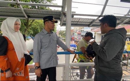 JPO Sudirman Pekanbaru Disulap Jadi Spot Instagramable