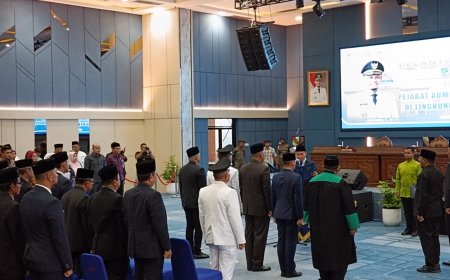 29 Pejabat Pemko Pekanbaru Dilantik, Wali Kota Tekankan Kerja Cepat