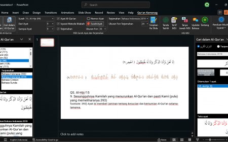 Kemenag Luncurkan Add-ins Al-Qur’an untuk PowerPoint