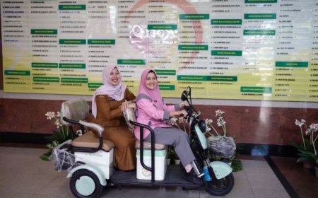 RSUD Arifin Achmad Pekanbaru Sediakan Motor Listrik Gratis untuk Antar Pasien