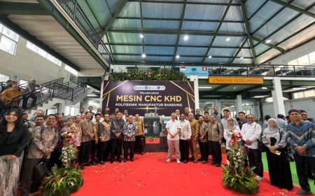 Polman Bandung Luncurkan Mesin CNC Lokal untuk Kurangi Ketergantungan Impor