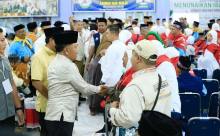 110 Jemaah Haji Kepulauan Meranti Berangkat via Batam, Bupati Titip Doa untuk Daerah