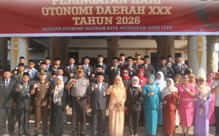 Peringati Hari Otonomi Daerah 2026, Pemkab Rohul Dorong ASN Berinovasi Percepat Pembangunan