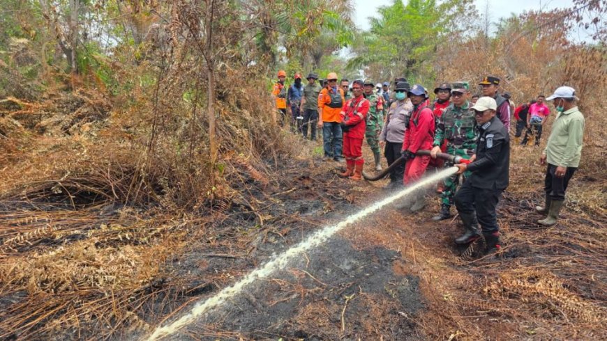 Patroli Udara dan Kanalisasi Jadi Strategi Utama Tekan Karhutla di Pelalawan