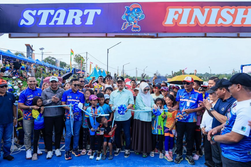 Pekanbaru Open 2026 Ditutup, Wali Kota Resmikan Venue Sepatu Roda “Lintasan Kencana”
