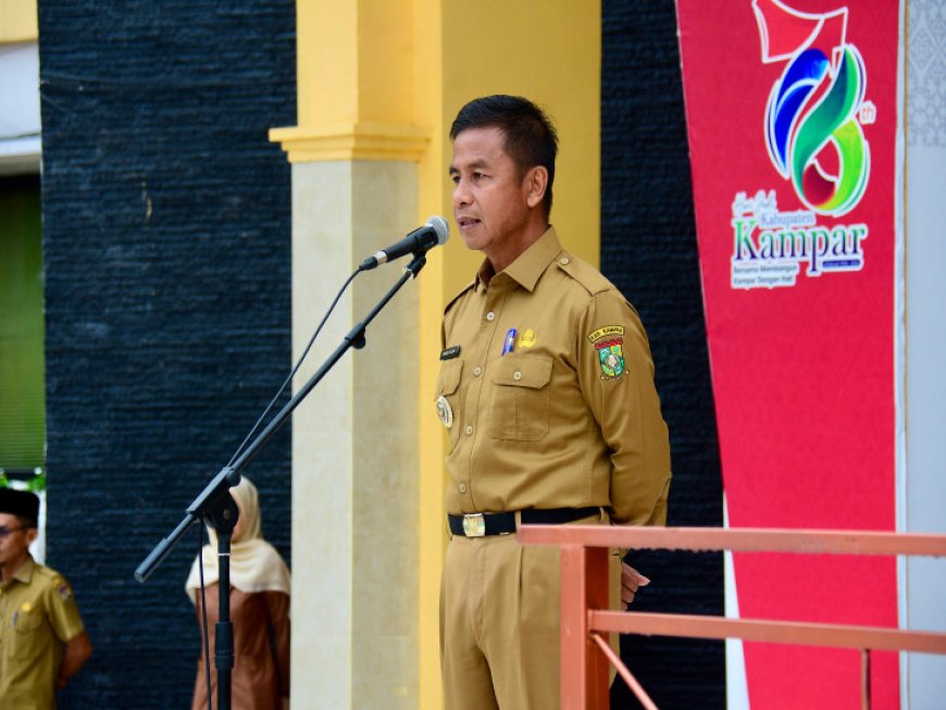 ASN Kampar Wajib WFH Setiap Jumat, Bupati Dorong Efisiensi dan Digitalisasi Layanan