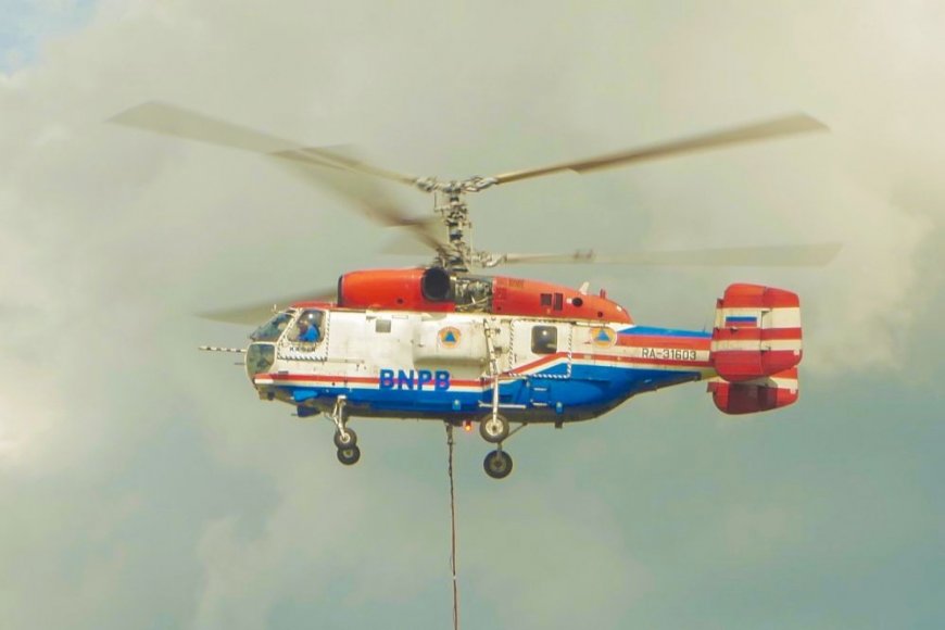 Riau Perkuat Armada Udara Karhutla, 5 Helikopter dan Pesawat OMC Disiagakan