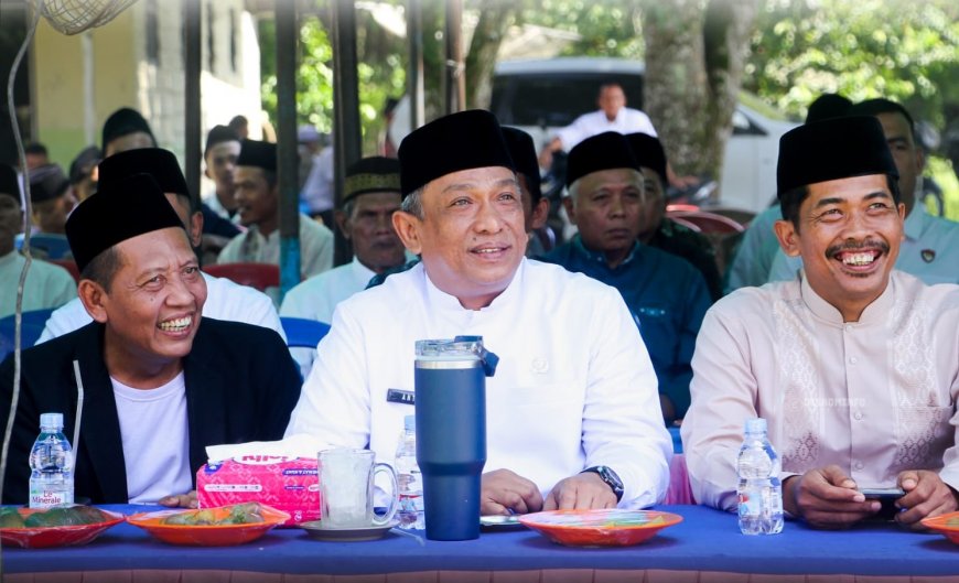 Desa Antikorupsi Pasir Luhur Gelar Halalbihalal, Bupati Rohul Serap Aspirasi Infrastruktur Warga