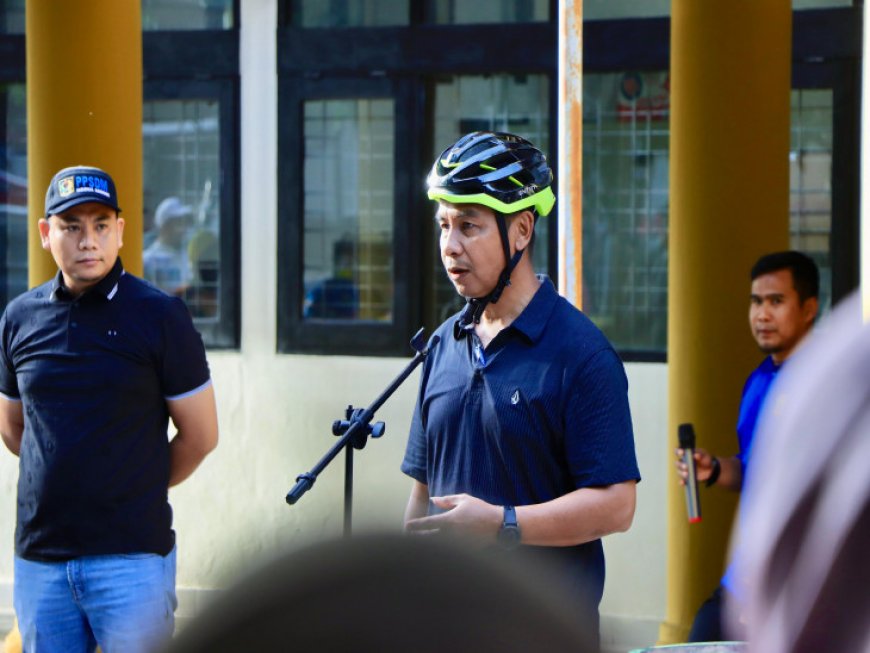 Bupati Kampar Sidak OPD Naik Sepeda, Dorong ASN Hemat Energi dan Ubah Budaya Kerja