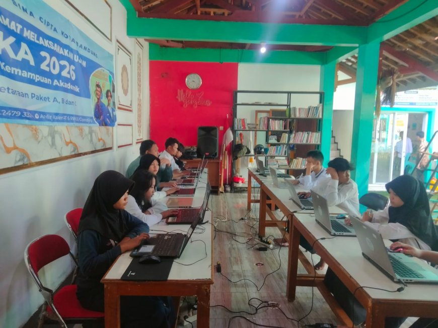 Pelaksanaan TKA di PKBM Makin Kredibel