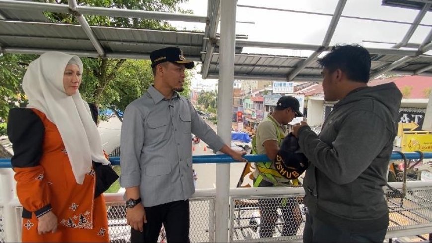 JPO Sudirman Pekanbaru Disulap Jadi Spot Instagramable