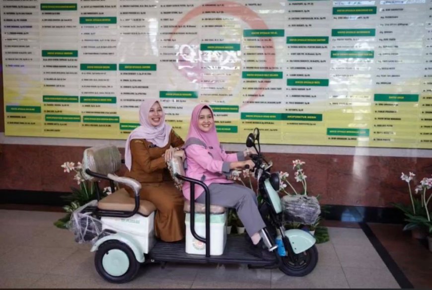 RSUD Arifin Achmad Pekanbaru Sediakan Motor Listrik Gratis untuk Antar Pasien