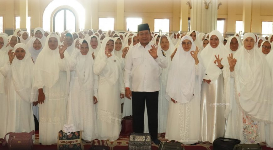 Hadir Manasik, Wabup Imbau JCH Rohul Waspada Cuaca Ekstrem di Tanah Suci