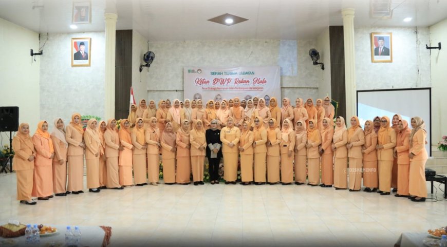 Yurniziarti Yusmar Resmi Jabat Pj Ketua DWP Rohul, Siap Lanjutkan Program Sosial