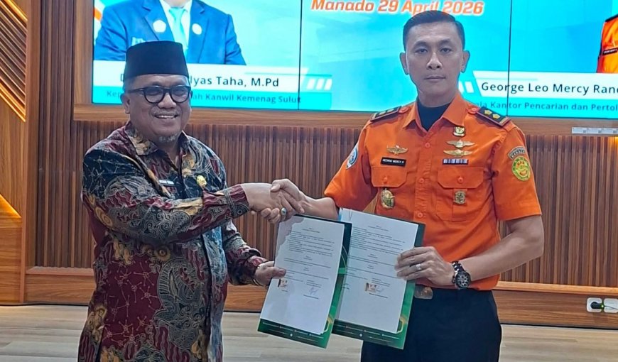 Kemenag–Basarnas Perkuat Madrasah dan Pesantren di Sulut Jadi Satuan Pendidikan Aman Bencana