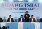 Pemerintah Tetapkan Iduladha 2026 Jatuh pada 27 Mei, Hilal Terlihat di Lamongan