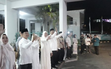 173 Jemaah Haji Asal Inhil Diberangkatkan, Wabup Yuliantini Doakan Haji Mabrur