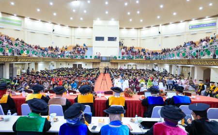 600 Wisudawan UIN Suska Riau Ikuti Prosesi Hari Kedua, Kampus Tekankan Peran Lulusan sebagai Agen