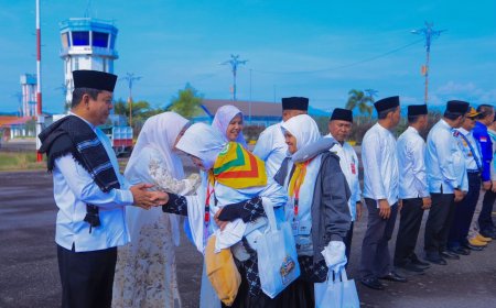 182 JCH Rohul Berangkat via Bandara Tuanku Tambusai, Waktu Tempuh ke Batam Lebih Singkat