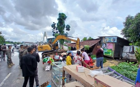 Pemko Pekanbaru Gusur Bangunan Liar di Siak IV, Siapkan Ruang Publik 8 Hektare di Rumbai