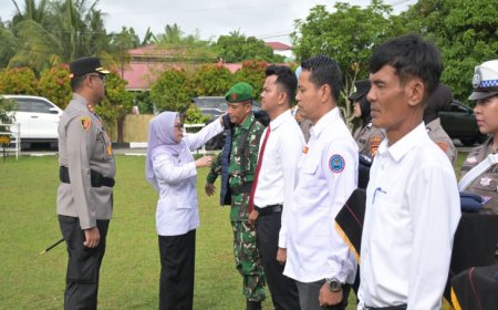 Wakil Bupati Kampar Pimpin Apel Satgas Anti Narkoba, Perkuat Sinergi Hingga Desa dan Sekolah