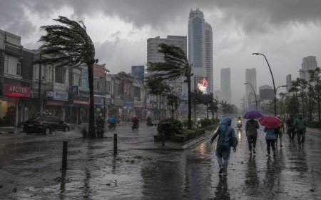 BMKG Peringatkan Potensi Hujan Lebat dan Angin Kencang di Riau, Kampar hingga Dumai Waspada