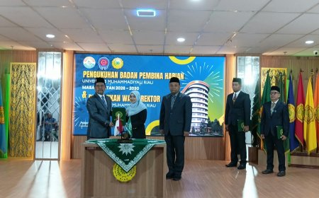 BPH dan Tiga Wakil Rektor Umri Resmi Dikukuhkan