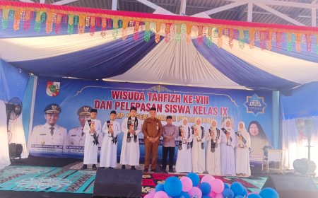 115 Siswa SMPN 41 Madani Pekanbaru Diwisuda Tahfiz, Ada yang Hafal 27 Juz