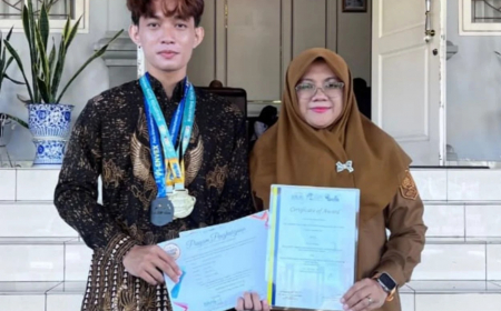 Mahasiswa UNRI Asal Dayun Ciptakan Lampu Berbahan Air Gambut, Raih Emas di Ajang Inovasi Internasional