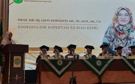 Koperasi Dorong STIT Muhammadiyah Batam Naik Status Jadi Institut saat Wisuda 2026