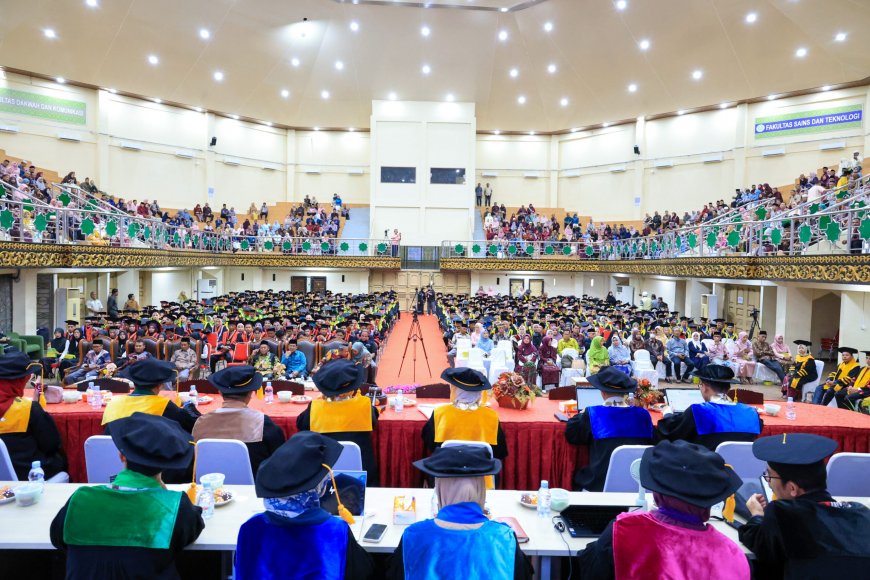 600 Wisudawan UIN Suska Riau Ikuti Prosesi Hari Kedua, Kampus Tekankan Peran Lulusan sebagai Agen