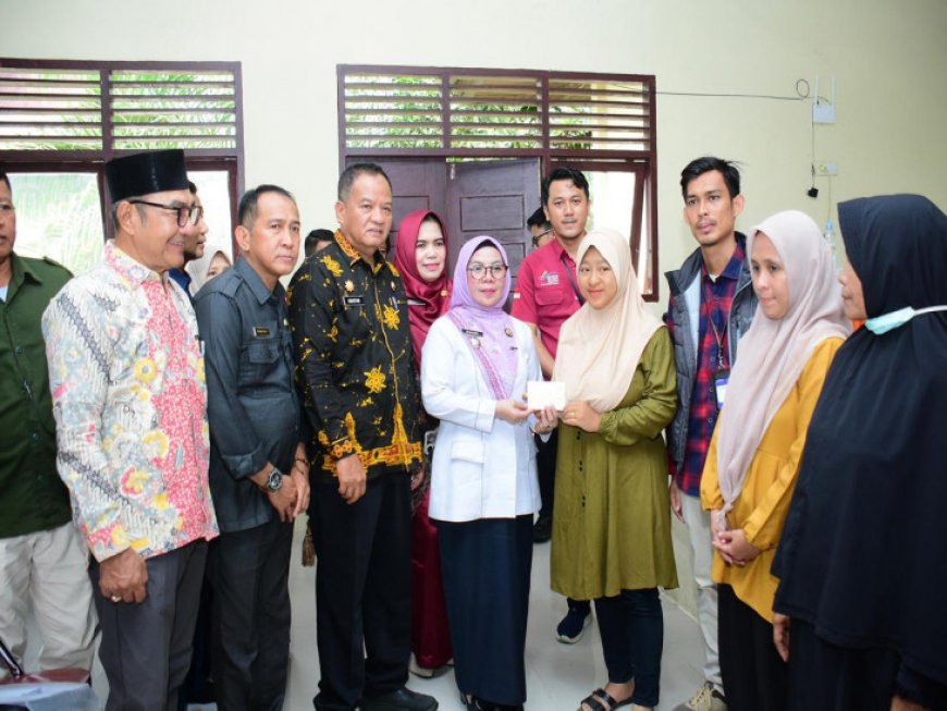 1.071 Warga Kampar Utara Terima KKS Bantuan Sembako Kemensos Tahap I 2026
