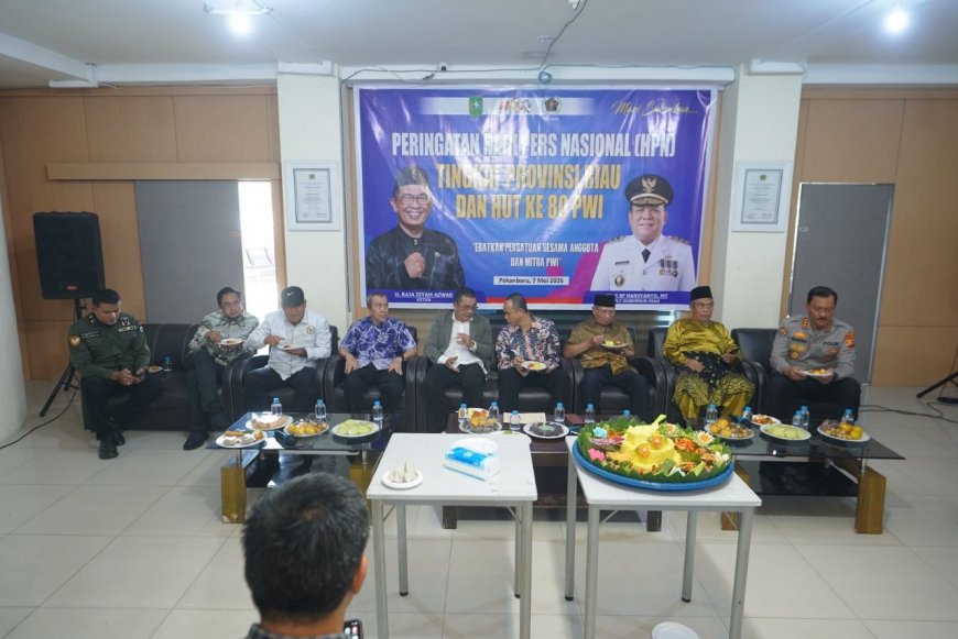 Pemprov Riau Sebut Pers Jadi Kunci Jaga Kepercayaan Publik di Era Hoaks