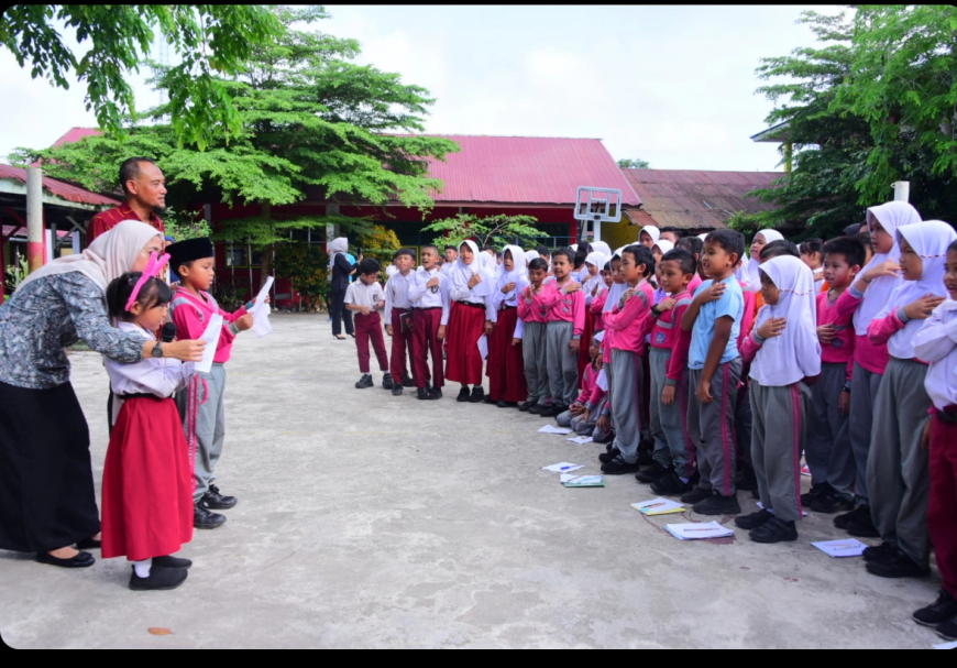 Diskominfotik Bengkalis Edukasi Siswa SD tentang Literasi Digital dan Anti Bullying