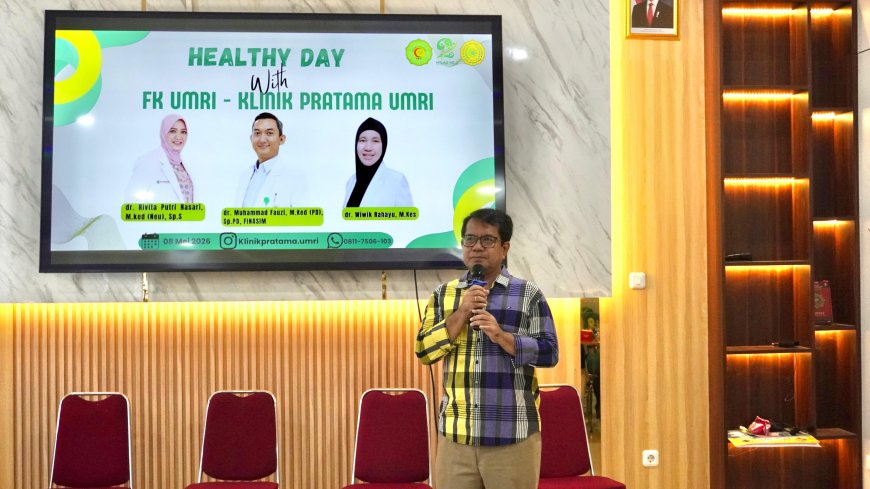 FK Umri Gelar Healthy Day, Sivitas Akademika Dapat MCU dan Edukasi Deteksi Dini Penyakit