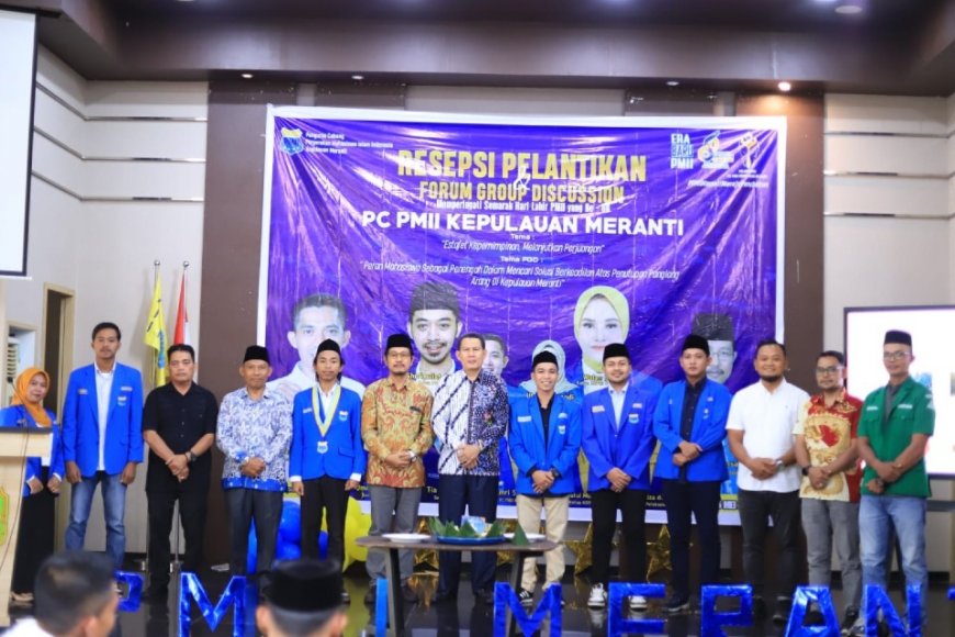 Pengurus Baru Resmi Dilantik, PMII Meranti Diminta Jadi Penengah Persoalan Daerah