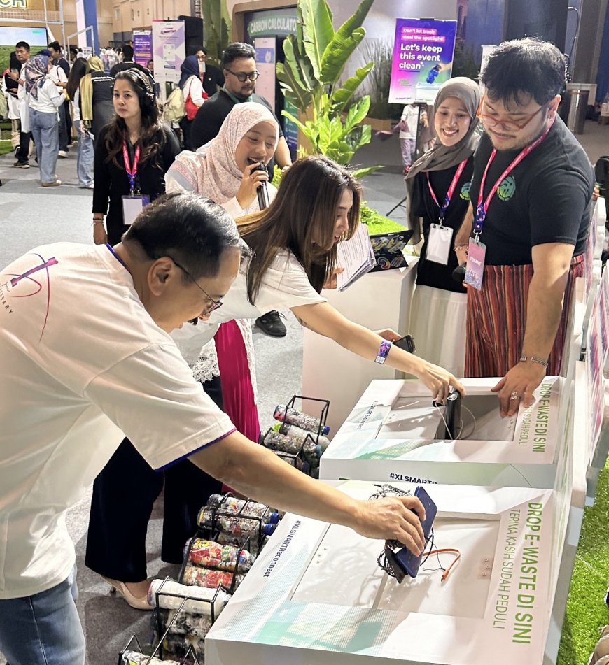 XLSMART Kelola 2,2 Ton Sampah di Acara Anniversary, Emisi Karbon Berhasil Ditekan