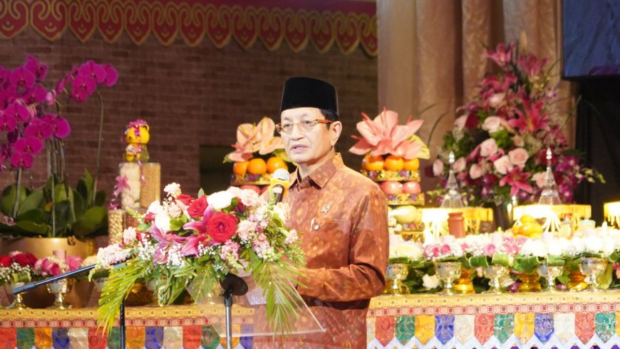 Waisak 2026, Menag Ajak Umat Buddha Jadikan Cinta Kasih sebagai Fondasi Perdamaian Dunia