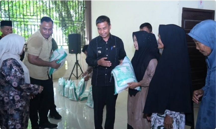 3.034 KPM di Kampar Terima Bantuan Beras, Pemkab Prioritaskan Lansia, Disabilitas dan Janda Miskin