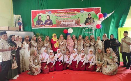 Penuh Haru, SDN 012 Langgini Lepas 7 Lulusan Kelas VI