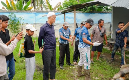 BKMT Dumai Salurkan Daging Kurban, Wali Kota Harap DIC Makin Hidup